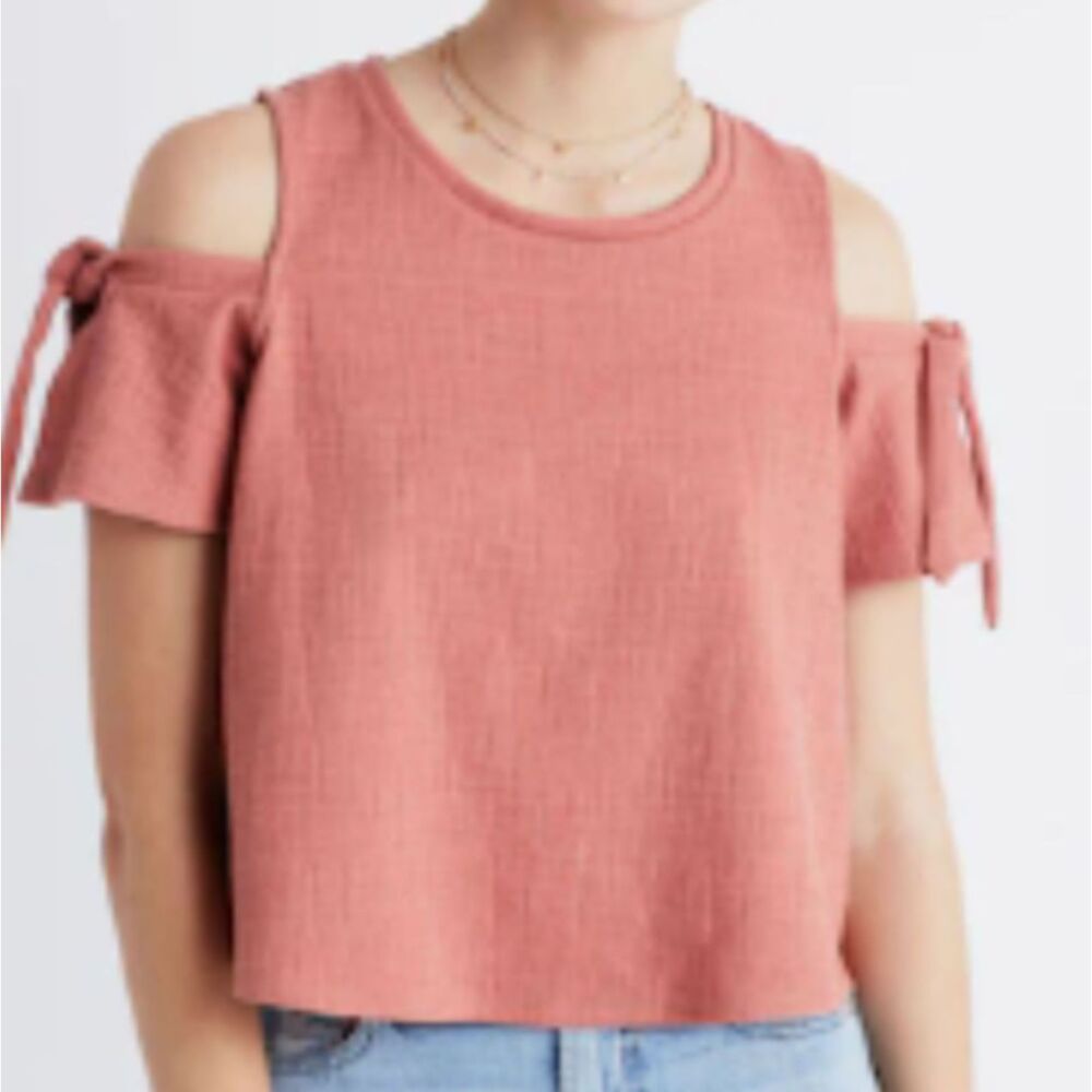 Madewell Skylark Cold Shoulder Top Size XXS